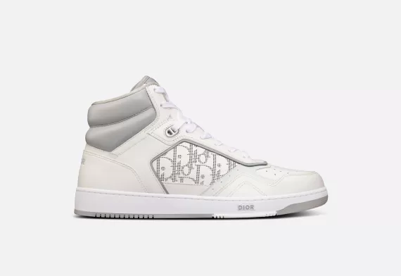 B27 High-Top Sneaker White and Gray