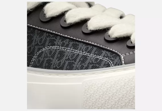 B33 Sneakers - Black Dior Oblique Jacquard