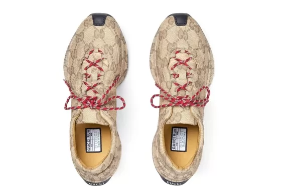Gucci GG-Logo Sneakers - Gucci featuring beige