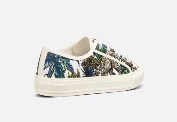 WALK'N'DIOR Sneaker White Multicolor With Étoile de Voyage Motif