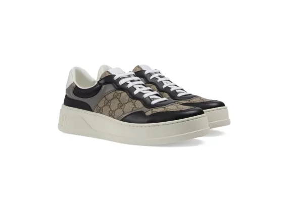 Gucci GG Low-Top Sneakers Beige/Black