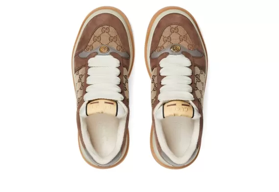 Gucci Screener GG Supreme Sneakers Archive Beige