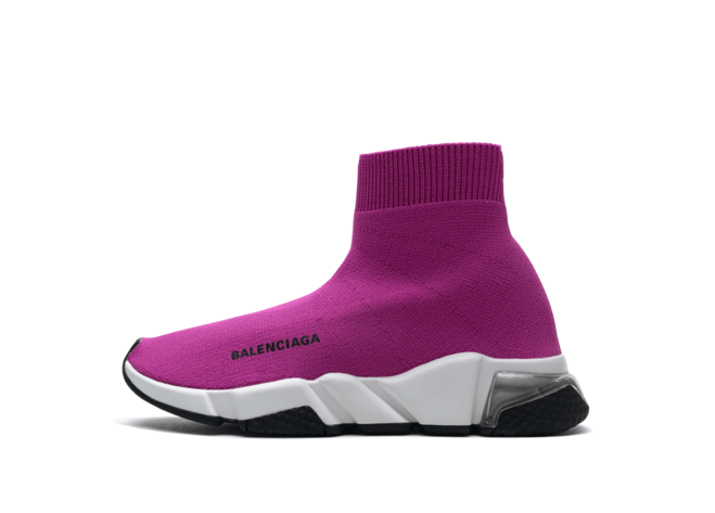 Balenciaga Speed Clear Sole Fuchsia - Women's Sale Shop