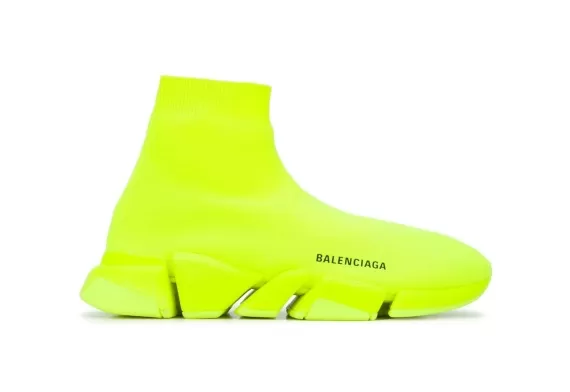 Balenciaga Speed 2.0 Sock Sneakers Fluorescent