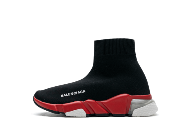 Buy Balenciaga Speed Clear Sole Black Red for Women's - Shop Now!