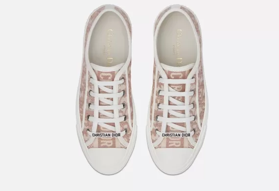 WALK'N'DIOR Sneaker Nude Dior Oblique Embroidered Cotton