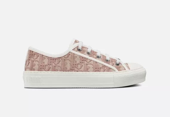 WALK'N'DIOR Sneaker Nude Dior Oblique Embroidered Cotton