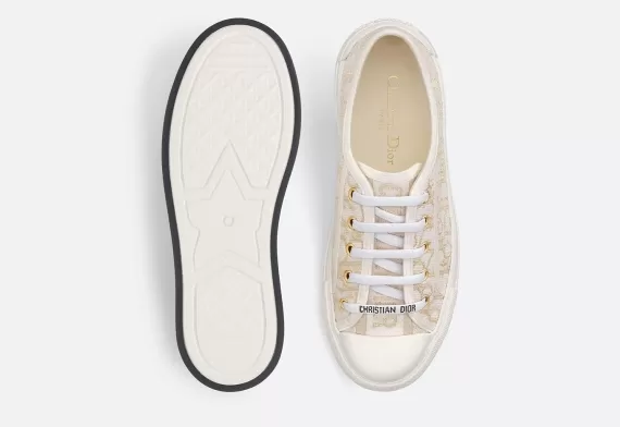 WALK'N'DIOR Platform Sneaker Gold-Tone Dior