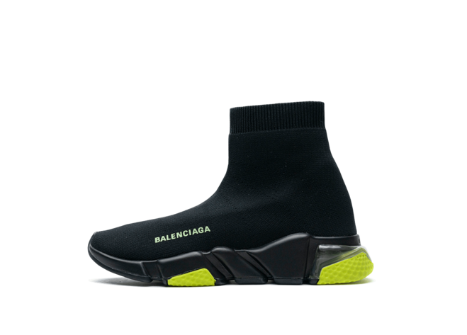Women's Balenciaga Speed Clear Sole Black Yellow Fluo - Shop Discounted Now!