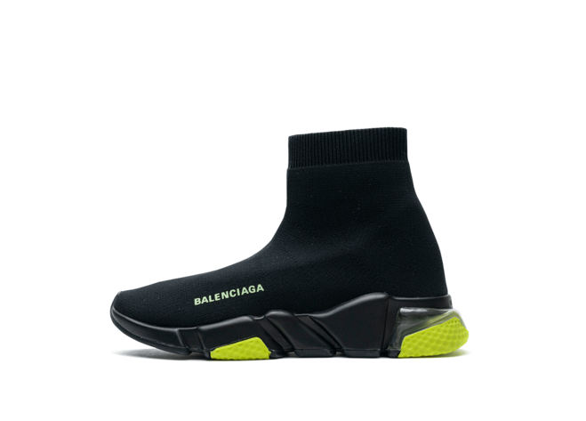 Balenciaga Speed Clear Sole Black Yellow Fluo