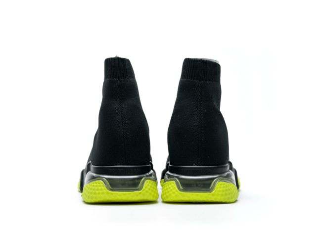 Balenciaga Speed Clear Sole Black Yellow Fluo