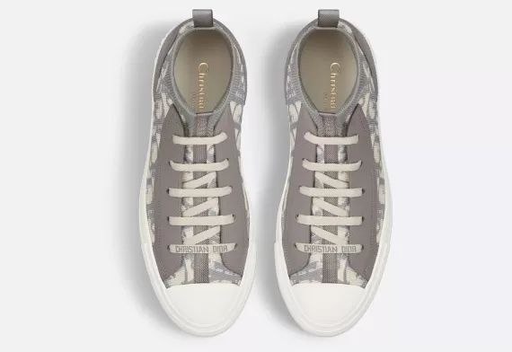 WALK'N'DIOR Sneaker Gray Dior Oblique Technical Mesh and Calfskin