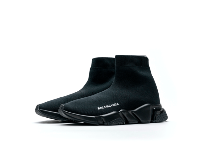 Save Money on Men's Balenciaga Speed Clear Sole Black at Shop