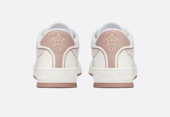 Dior One Sneaker - White and Nude Dior Oblique Perforated Calfskin