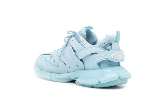 Balenciaga Track Clear Sole Sneakers - Ice Blue-Hued