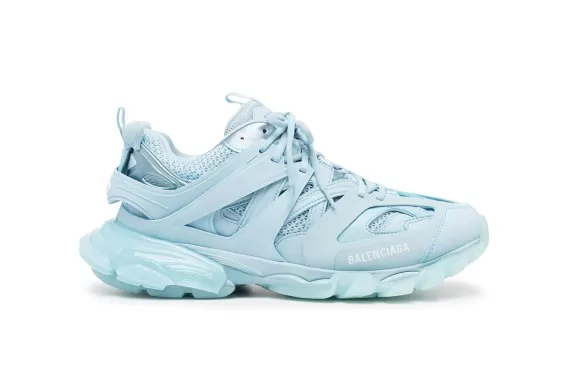 Balenciaga Track Clear Sole Sneakers - Ice Blue-Hued