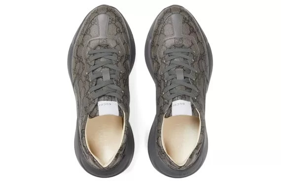 Gucci Rhyton GG Sneakers - Dark Grey