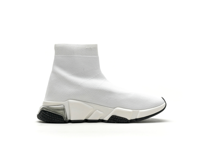 Balenciaga Speed Clear Sole White Black