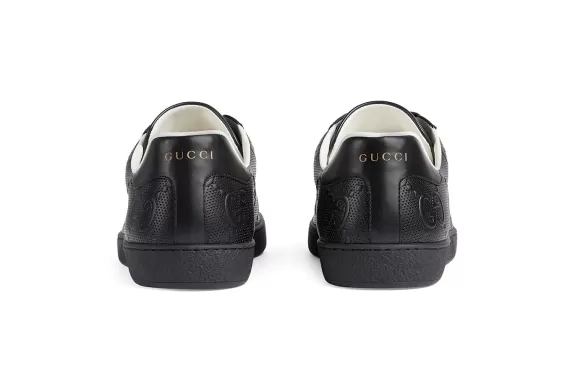 Gucci Ace GG Supreme Sneakers - Black Tonal GG Supreme Pattern