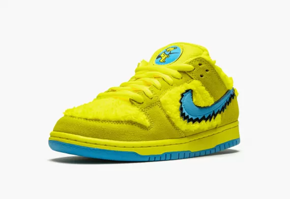 Get the Best Deals on Women's SB Dunk Low Grateful Dead - Yellow Bear Shoes at Discount Shop