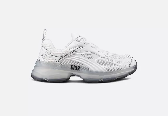 Dior Vibe Sneaker White Technical Fabric, Mesh and Rubber