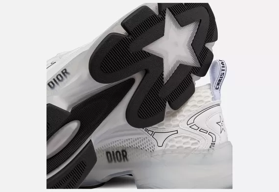 Dior Vibe Sneaker White Technical Fabric, Mesh and Rubber