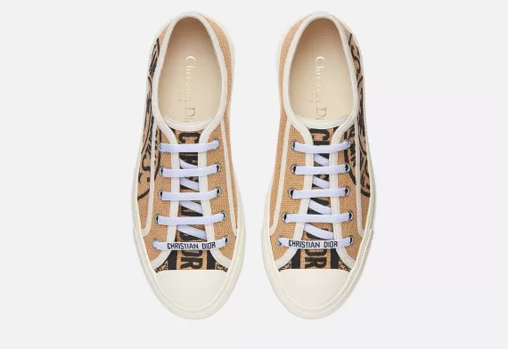 WALK'N'DIOR Sneaker Beige Jute with Dior Union Motif