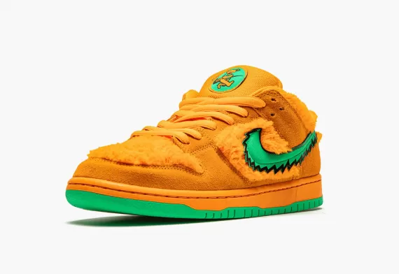 Men's SB Dunk Low Grateful Dead Orange Bear - Shop Now for Sale