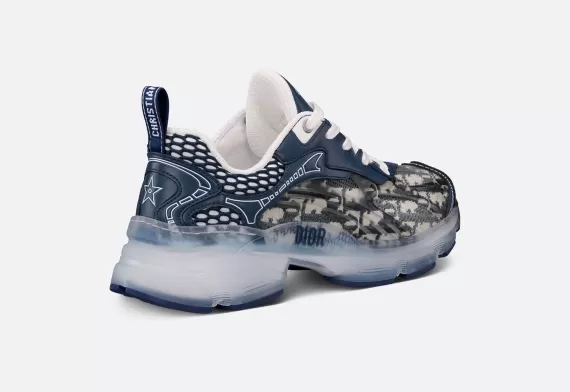 Dior Vibe Sneaker - Deep Blue, Transparent Rubber