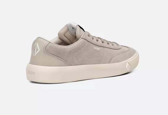 B101 Sneaker Greige Nubuck Calfskin CD Diamond