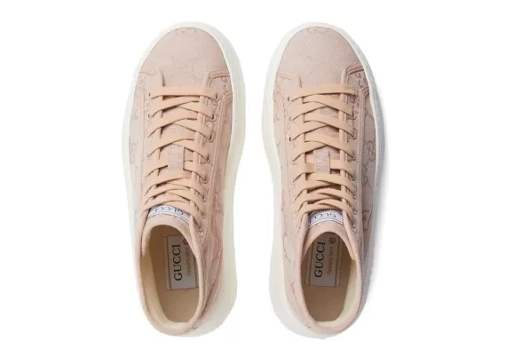 Gucci GG High-Top Sneakers Light Pink