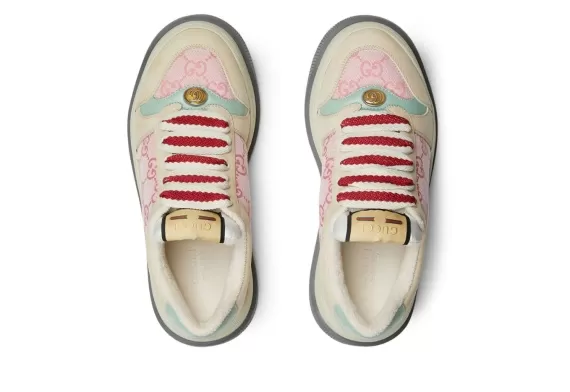 Gucci Screener GG Canvas Sneakers Pink/Multicolour
