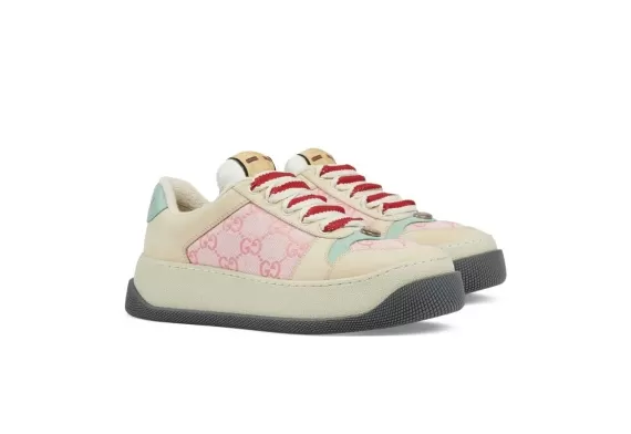 Gucci Screener GG Canvas Sneakers Pink/Multicolour
