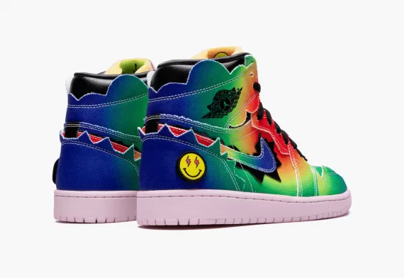 Get Women's AIR JORDAN 1 RETRO HIGH OG J Balvin Shoes On Sale Now