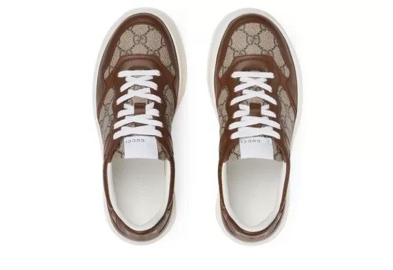 Gucci GG Panelled Sneakers Brown Classic GG Canvas