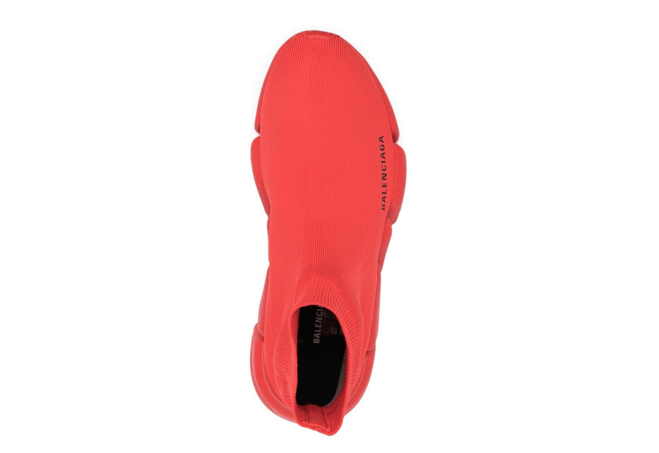 Online Store Men's Balenciaga Speed Runners 2.0 Cherry-Red