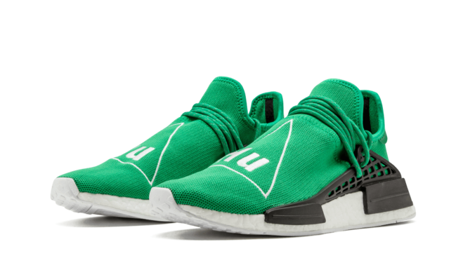 Shop the Trendy Pharrell Williams NMD Human Race Green Women's Shoes