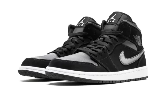 Air Jordan 1 Mid SE Nylon - Black/Grey