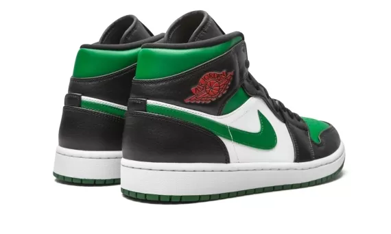 Air Jordan 1 Mid - Green Toe