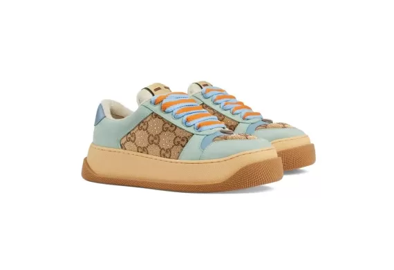 Gucci Screener GG Canvas Sneakers - Beige/Multicolour