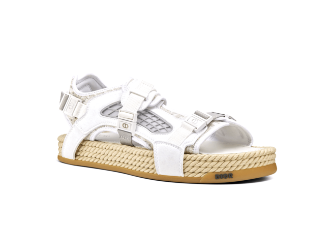 Shop Women's Dior Atlas Sandal Off-White at Low Prices