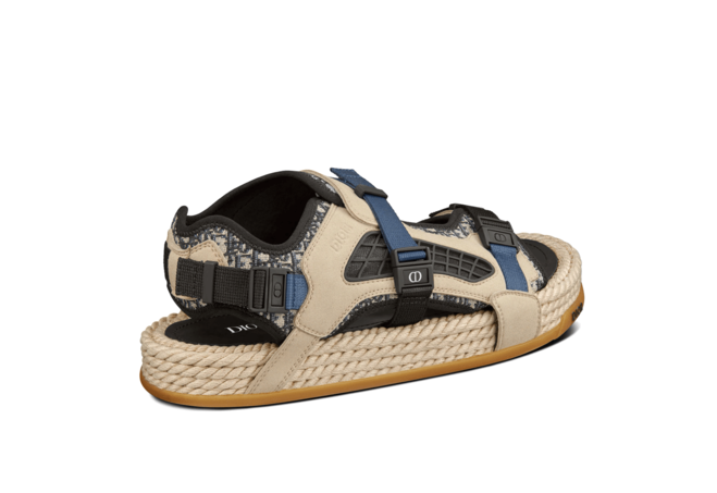 The Latest Men's Footwear: Dior Atlas Sandal Beige!