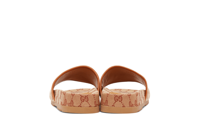 Sale on Gucci Beige GG Sideline Sandals for Men's - Get Yours Now!