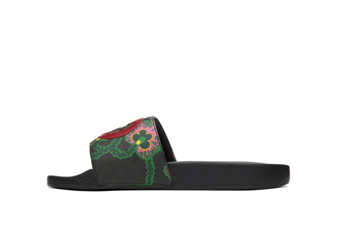 Gucci Black Ken Scott Edition Print Slides