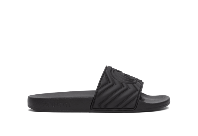 Shop Gucci Black Matelasse Slides for Men's - Sale Now!