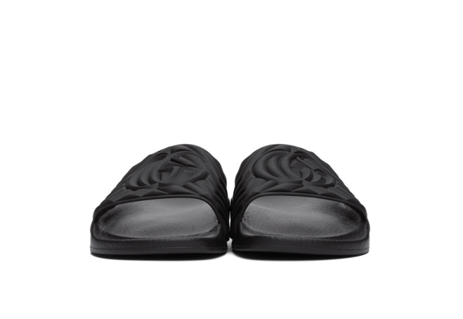 Women's Gucci Black Matelasse Slides - Shop Now!