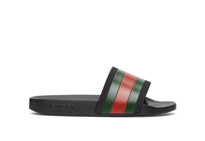 Gucci Black Pursuit Slides