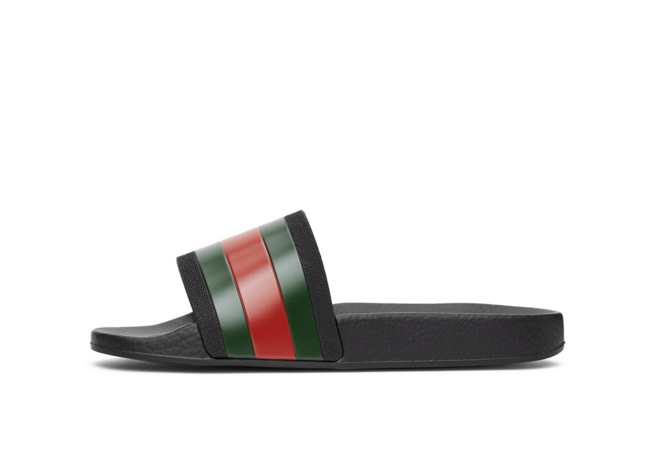 Grab Your Women's Gucci Black Pursuit Slides Today - Discounted!