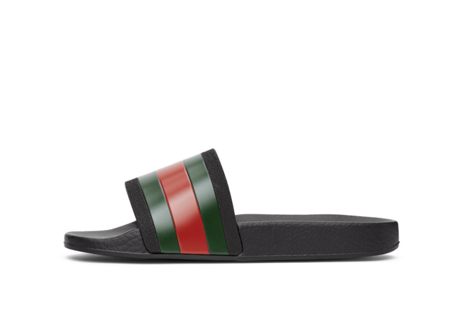 Save on Gucci Black Pursuit Slides for Men