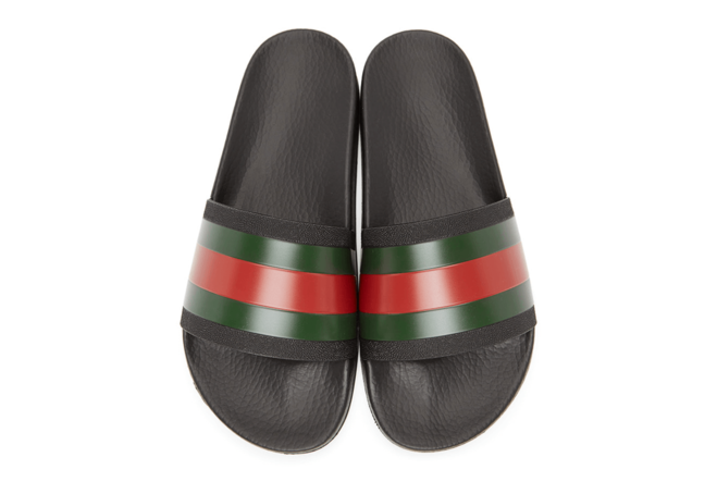 Gucci Black Pursuit Slides